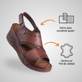 Sandalia Dama 1381 Cazu Orange