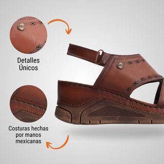 Sandalia Dama 1381 Cazu Orange