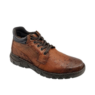 BOTIN CABALLERO 9089AS PANZA DE AVESTRUZ CACAO