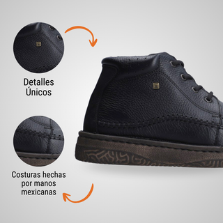 Botin Caballero 7242 Patrick Negro