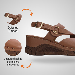 Sandalia Dama 1387 Cazu Avellana