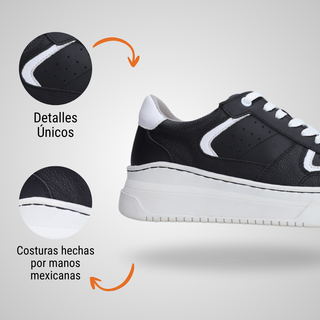Tenis Dama 5766DA Giusta Negro