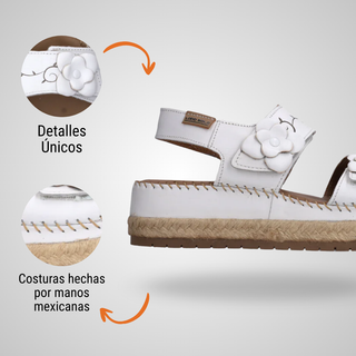 Sandalia Dama 1684 Pamplona Blanco