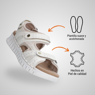 Sandalia Dama 2162 Alana Marfil