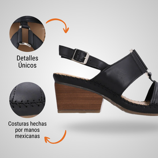 Sandalia Dama 2245 Sharon Negro