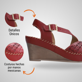 Sandalia Dama 2359 Amelia Rojo