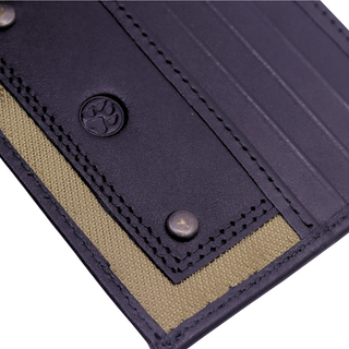 Cartera Piel Caballero Carcab928 color Negro/Arena