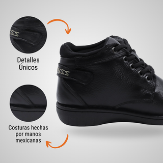 Botín Dama 5862 Italia Negro