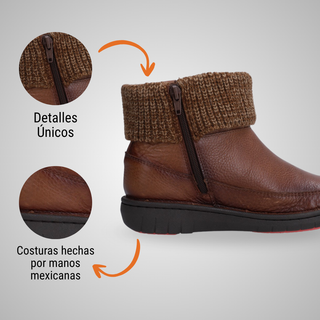 Botin Dama 5861 Italia Camel