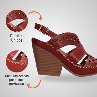 Sandalia Dama 3427 Susa Rojo