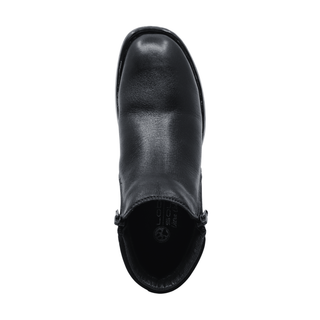 Botín Para Dama Hecho De Piel Autentica 4024 Sofy Negro Hecho a Mano