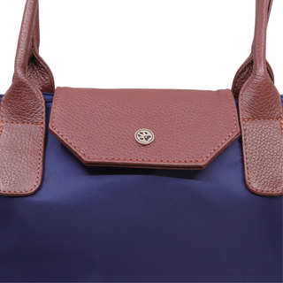 Bolsa Dama1 - Azul marino/café