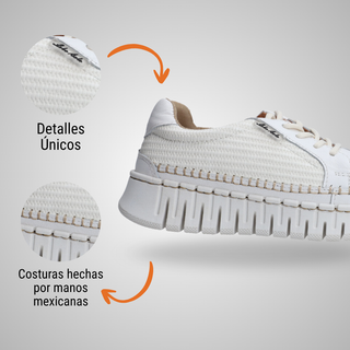 Tenis Dama 4952 Milo Blanco