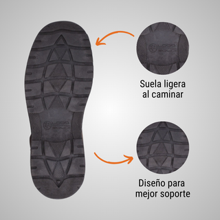 Botin Caballero 8796 Lenox Grey