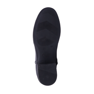 Botín Para Dama Hecho De Piel Autentica 5564 Jaoli Negro Hecho a Mano