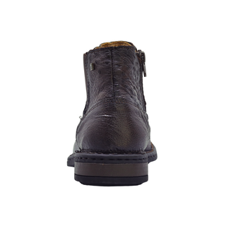 Botín para Caballero en Piel de Avestruz Color Tabaco - 7952AS