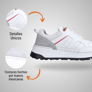 Tenis Caballero 8005 Gap Blanco