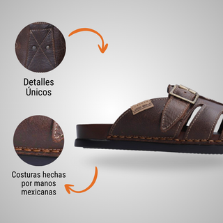 Sandalia Caballero 6809 Brest Cocoa