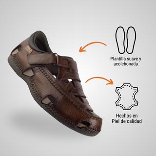 Sandalia Caballero 6612 Mateo Camel