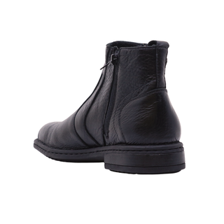 Mocasín Para Caballero Hecho De Piel Autentica 7956 Bruno Negro Hecho a Mano