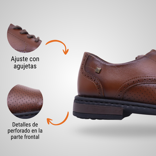 Mocasín Para Caballero Hecho De Piel Autentica 7957 Bruno Orange Hecho a Mano