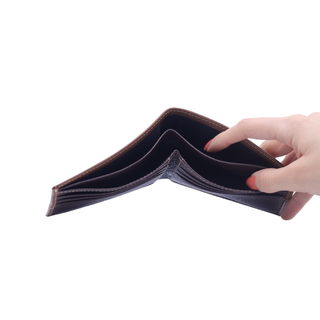 Cartera Piel Caballero color Miel - 01