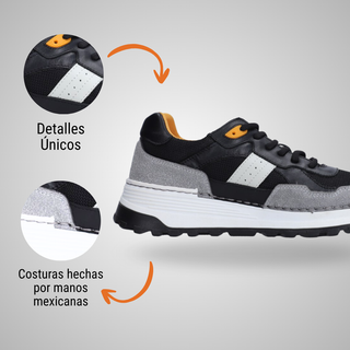Tenis Caballero 8002 Gap Negro