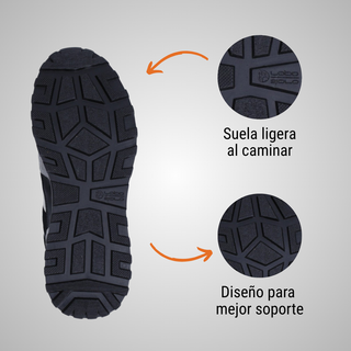 Tenis Caballero 8002 Gap Negro