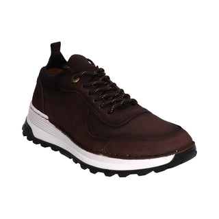 Tenis para Caballero en piel de Venado color Moka - 8003VE