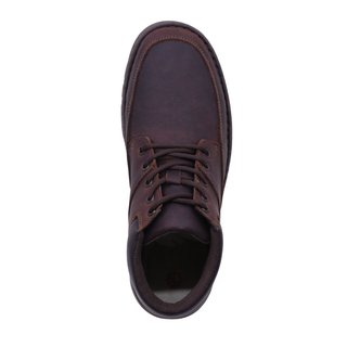 Botín Para Caballero Hecho De Piel Autentica 9101 Cervo Brown Hecho a Mano