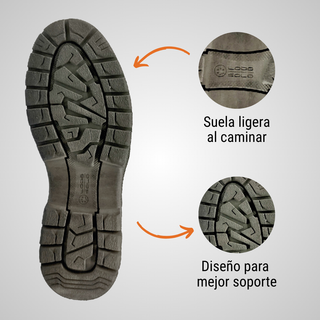 BOTIN CABALLERO 9204ASC AVESTRUZ NEGRO
