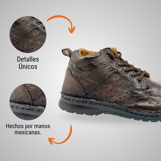 BOTIN CABALLERO 9547AK AVESTRUZ KING TABACO
