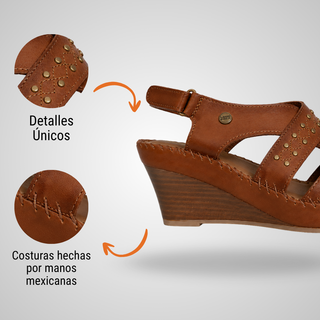 Plataforma Comoda Para Dama 2352 Amelia Orange