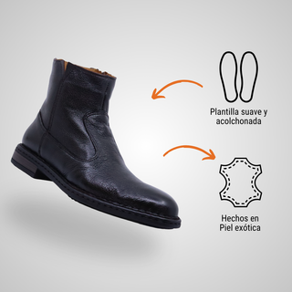 BOTIN CABALLERO de piel 7911VE VENADO TESTA MORO