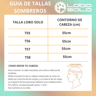 Sombrero Clasico Lobosolo Oro Viejo Unisex