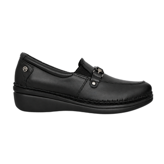 Zapato Cómodo Para Dama de piel 4736 Jessi Negro Hecho a Mano