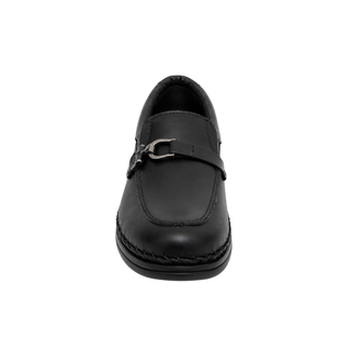 Zapato Cómodo Para Dama de piel 4736 Jessi Negro Hecho a Mano