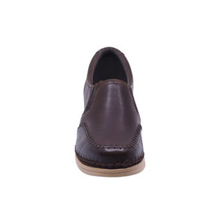 Zapato Cómodo Para Dama de piel 4737 Jessi Cafe Hecho a Mano