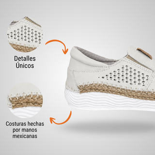 Zapato Cómodo Tejido a Mano Para Dama 5133 Judy Moon