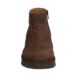 Botín para Dama en Piel de Venado Color Cogñac - 4989VE