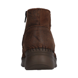 Botín para Dama en Piel de Venado Color Cogñac - 4989VE