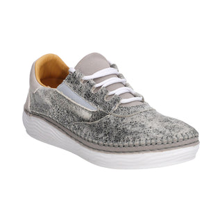 Tenis para Dama en Piel de Venado Break Color Blanco - 5131VE