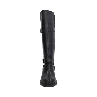 Bota para Dama en Piel de Mantarraya/Venado Color Negro - 5096XM