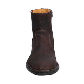 Botin para Caballero en Piel de Venado Color Moka - 7911VE