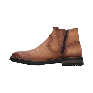 Botin para Caballero en Piel de Venado Color Camel - 7952VE