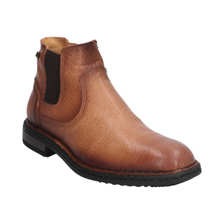Botin para Caballero en Piel de Venado Color Camel - 7952VE