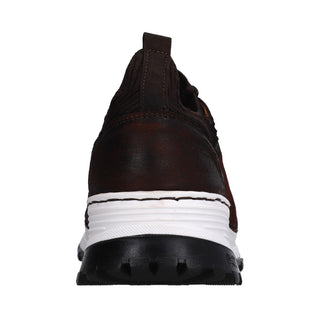 Tenis para Caballero en Piel de Lizard/Venado color Coñac - 8003XL